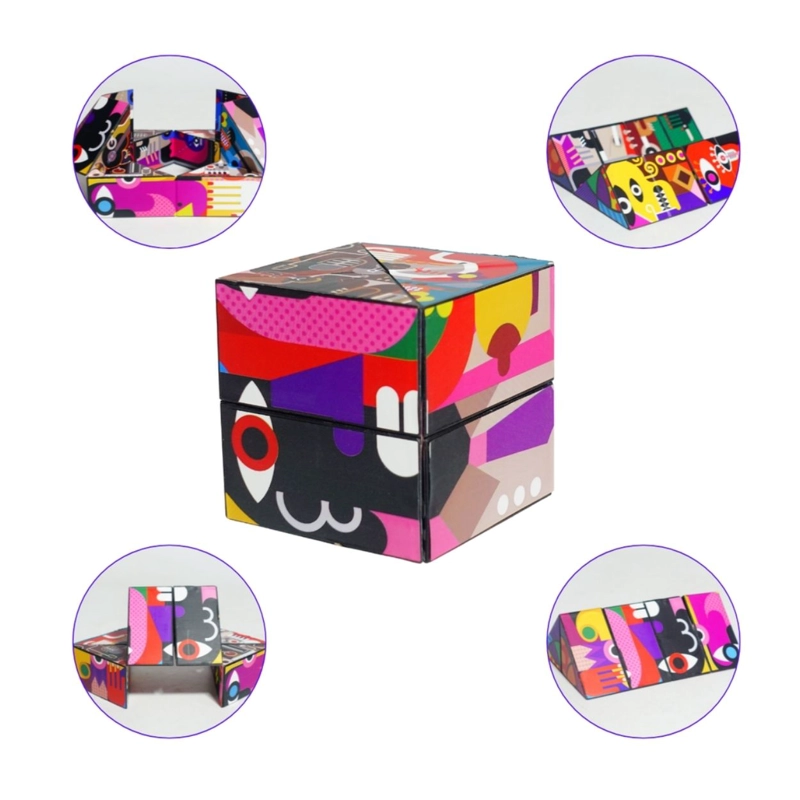 JUGUETE ANTI-ESTRÉS CUBOS MÁGICOS INFINITY 5 EN 1 RUBIK - SET EXPLORACIÓN ESPACIAL - 7