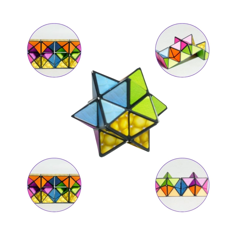 JUGUETE ANTI-ESTRÉS CUBOS MÁGICOS INFINITY 5 EN 1 RUBIK - SET EXPLORACIÓN ESPACIAL - 8