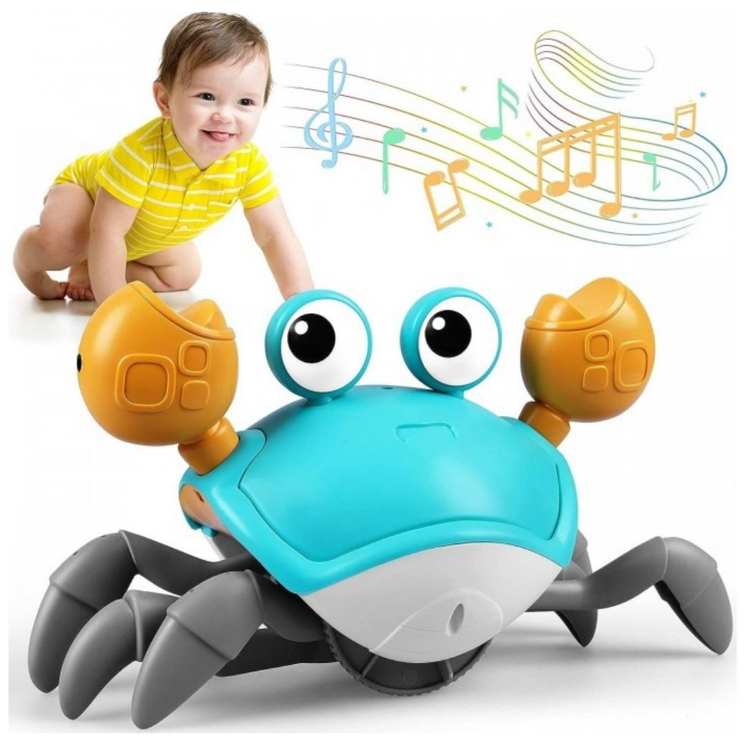 Cangrejo Musical Recargable con Luces y Sensor de Movimiento para Bebés - 1