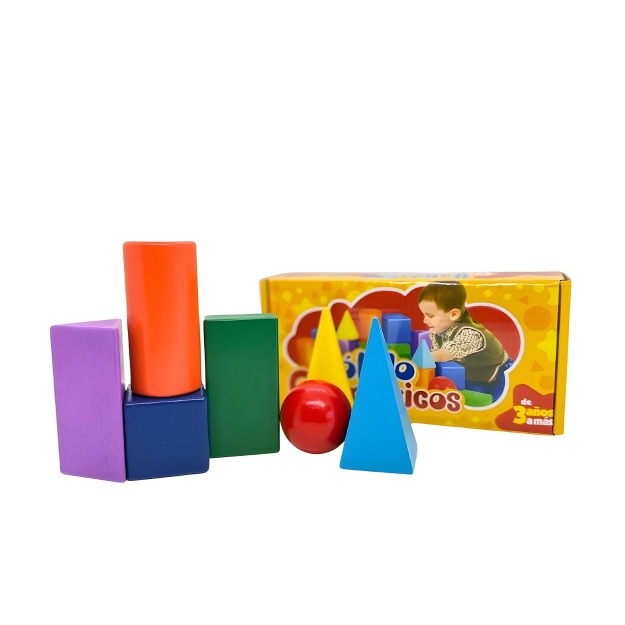 SET DE FORMAS GEOMÉTRICAS PARA APRENDIZAJE MATEMÁTICO - MATERIAL DIDÁCTICO - 1