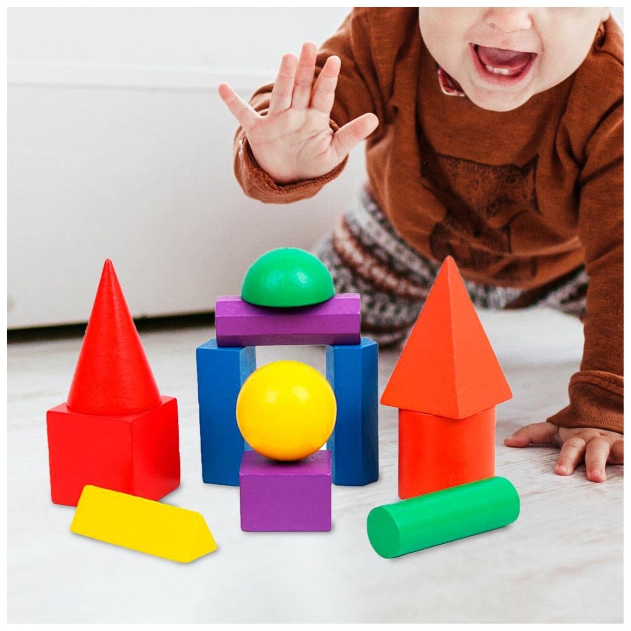 SET DE FORMAS GEOMÉTRICAS PARA APRENDIZAJE MATEMÁTICO - MATERIAL DIDÁCTICO - 2