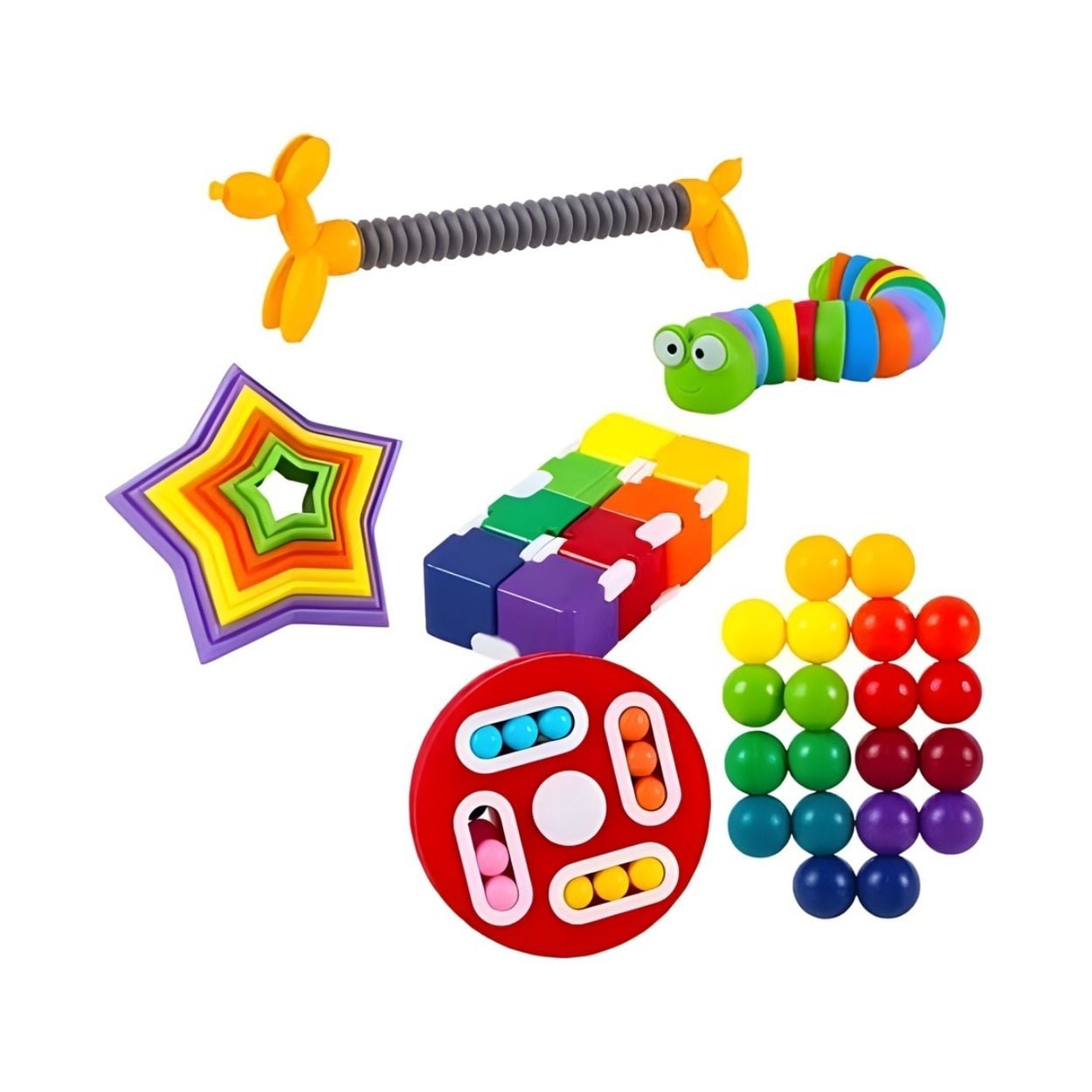 SET KIT JUGUETES SENSORIALES ANTI ESTRÉS PARA NIÑOS - 3