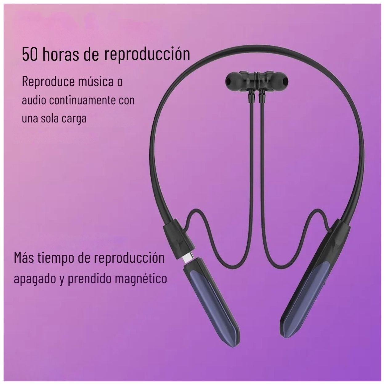 AUDÍFONOS BLUETOOTH 5.3 TRADUCTOR CON INTELIGENCIA ARTIFICIAL - 50H BATERÍA - 2