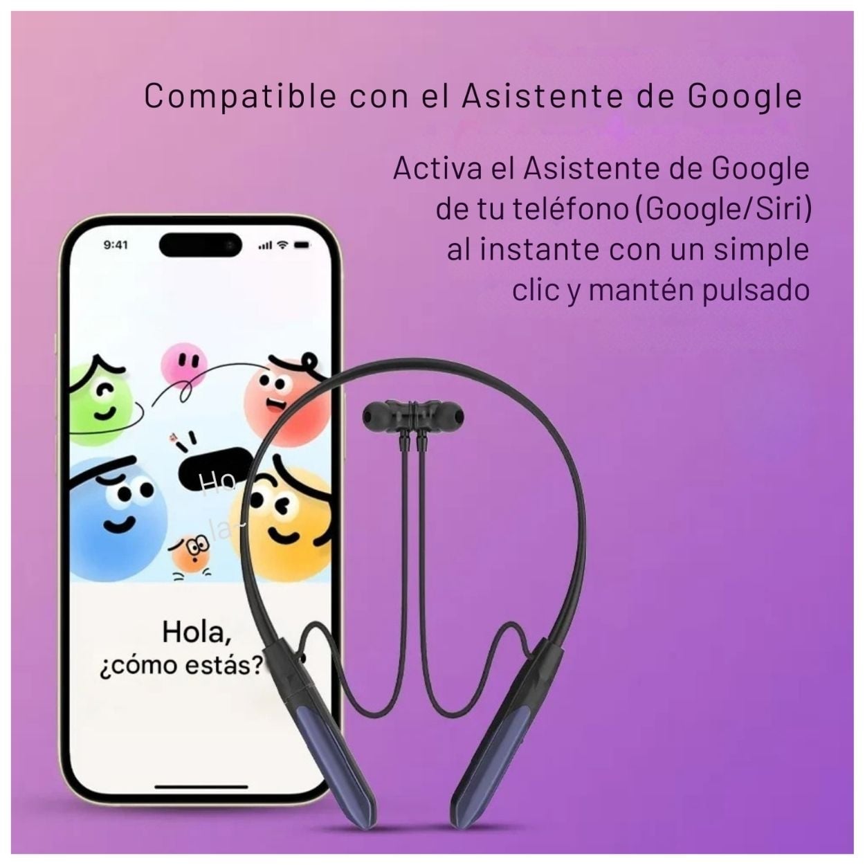 AUDÍFONOS BLUETOOTH 5.3 TRADUCTOR CON INTELIGENCIA ARTIFICIAL - 50H BATERÍA - 3
