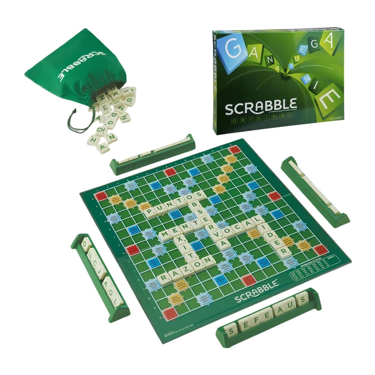 SCRABBLE JUEGO DE MESA PARA FAMILIA Y AMIGOS - 1