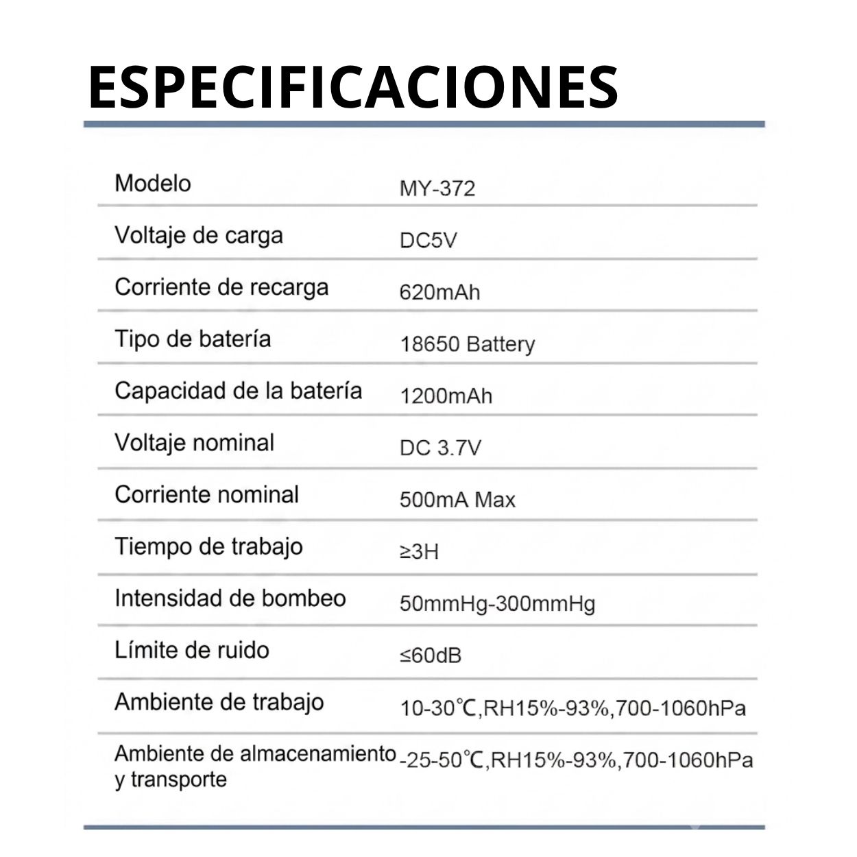 EXTRACTOR DE LECHE PORTÁTIL ELÉCTRICO DOBLE RECARGABLE USB - 9 NIVELES - 5