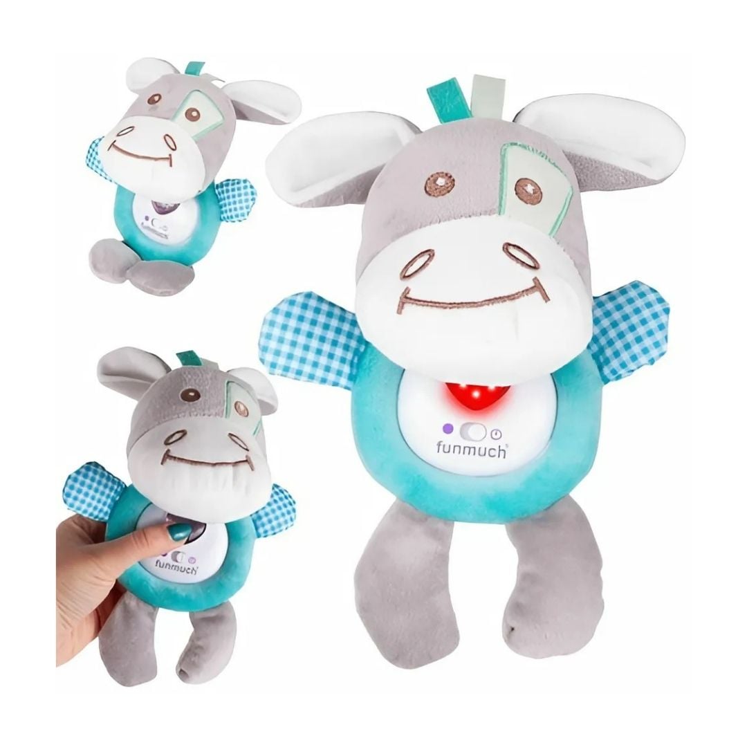 PELUCHE DE APEGO CON LUCES Y SONIDO PARA BEBÉ NIÑO - FUNMUCH AMIGO MUSICAL - 4