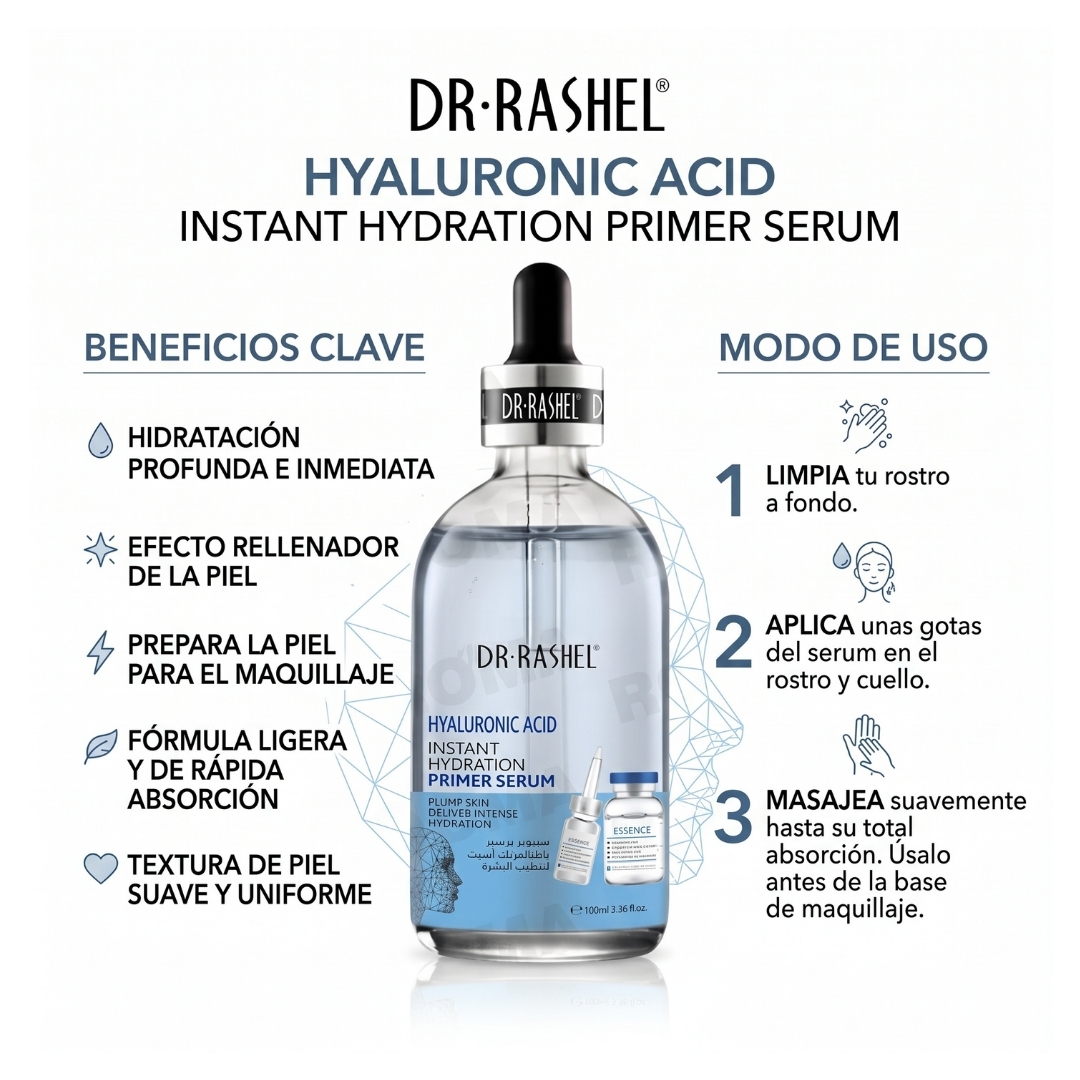 SET HIDRATANTE FACIAL ÁCIDO HIALURÓNICO DR. RASHEL 3 PIEZAS - 4