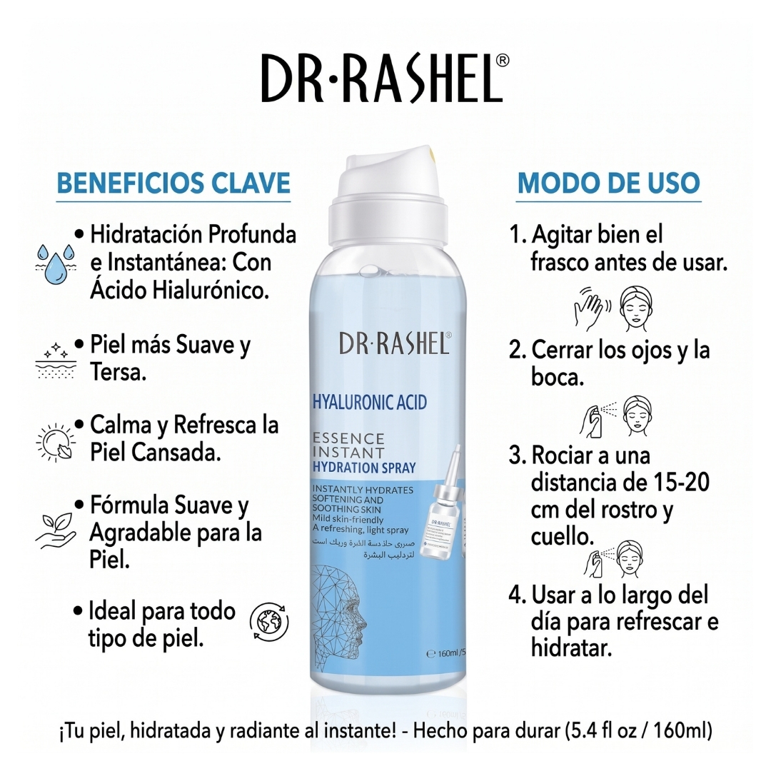 SET HIDRATANTE FACIAL ÁCIDO HIALURÓNICO DR. RASHEL 3 PIEZAS - 7