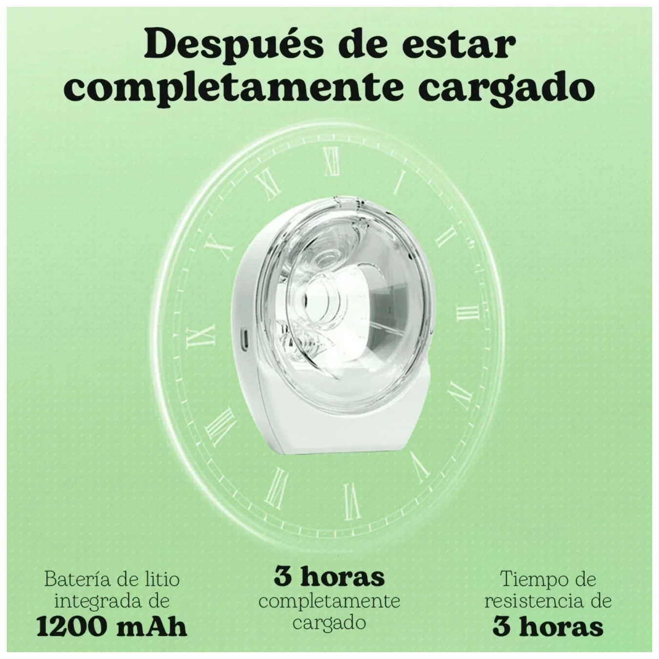 EXTRACTOR DE LECHE ELÉCTRICO PORTÁTIL E INALÁMBRICO S20 - 3