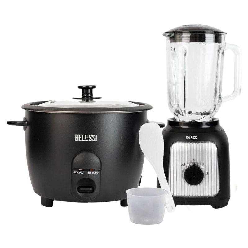 COMBO X2: OLLA ARROCERA + LICUADORA 2 VELOCIDADES 500W - 1