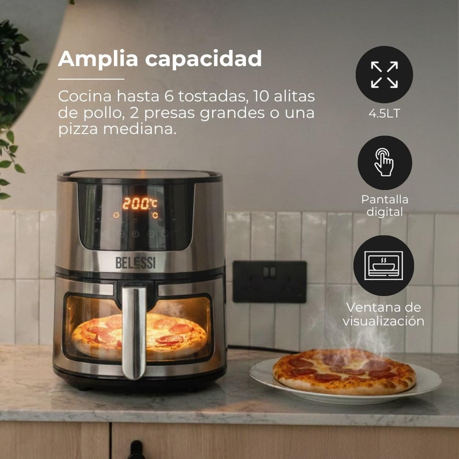 COMBO X6: FREIDORA DE AIRE 4.5LT + SET DE CUCHILLOS X5 - 3
