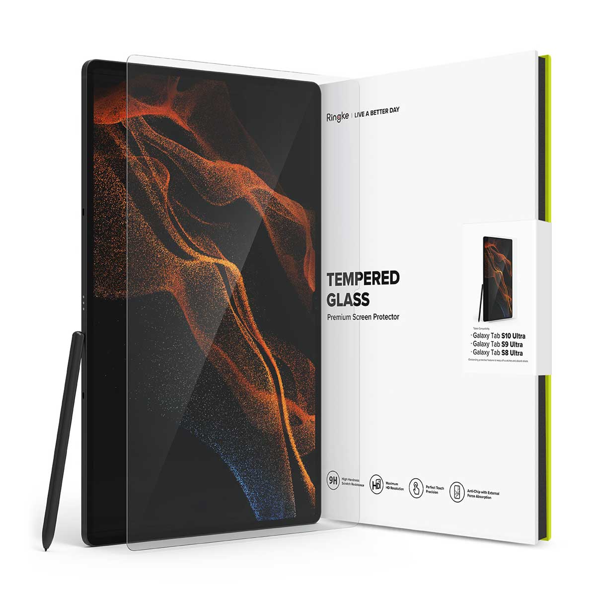 PROTECTOR PANTALLA VIDRIO GALAXY TAB S10 S9 S8 ULTRA RINGKE DUREZA 9H - 1