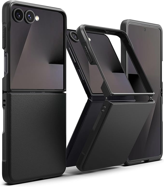 CASE GALAXY Z FLIP7 FLIP 7 RINGKE ONYX NEGRO - 1