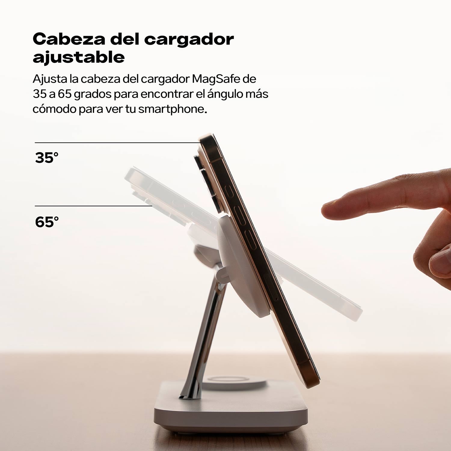 STAND CARGADOR INALÁMBRICO RINGKE QI2 3 EN 1 (MAGSAFE) - 5