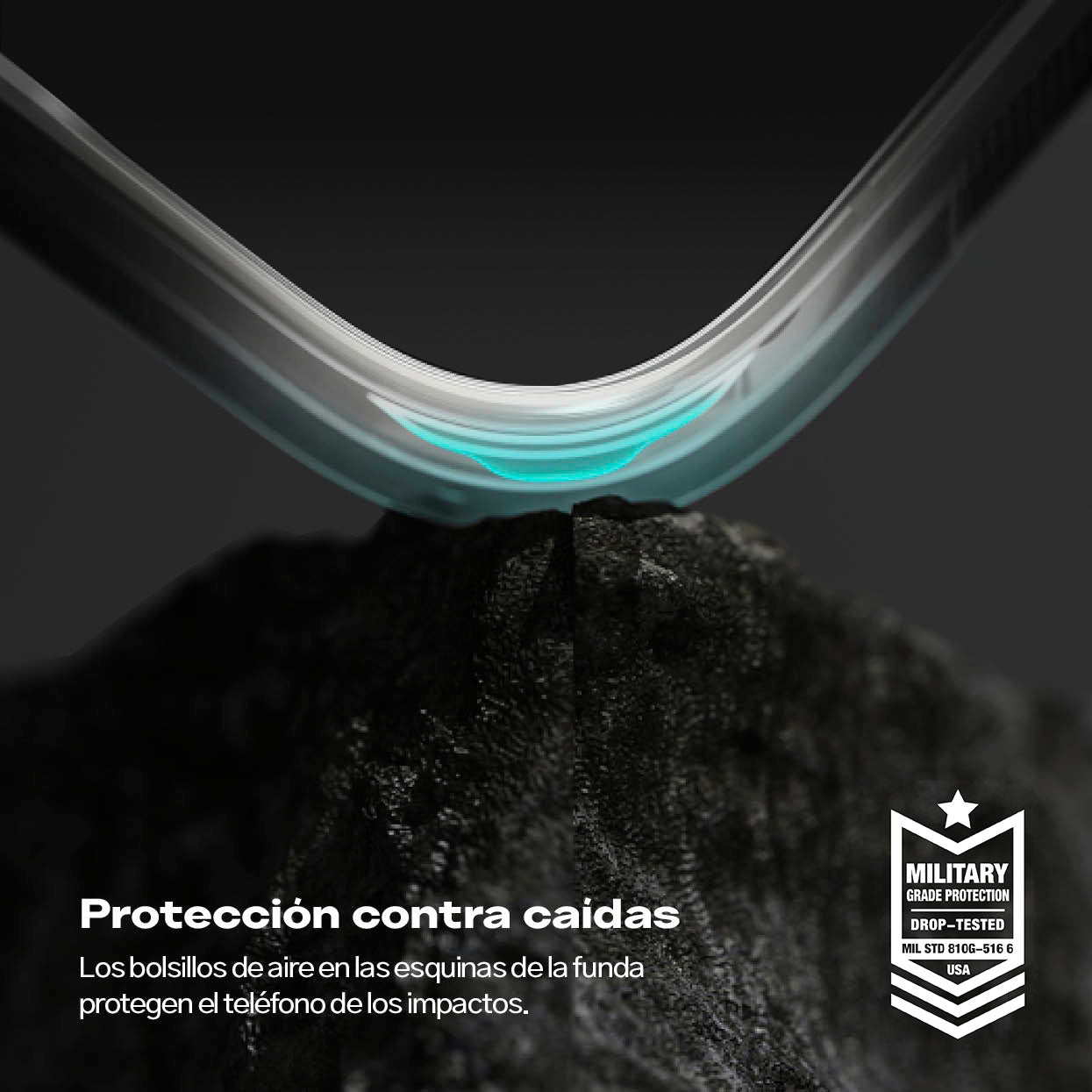 CASE IPHONE 16 PRO MAX RINGKE ONYX MAGNÉTICO NEGRO TEXTURIZADO - 4