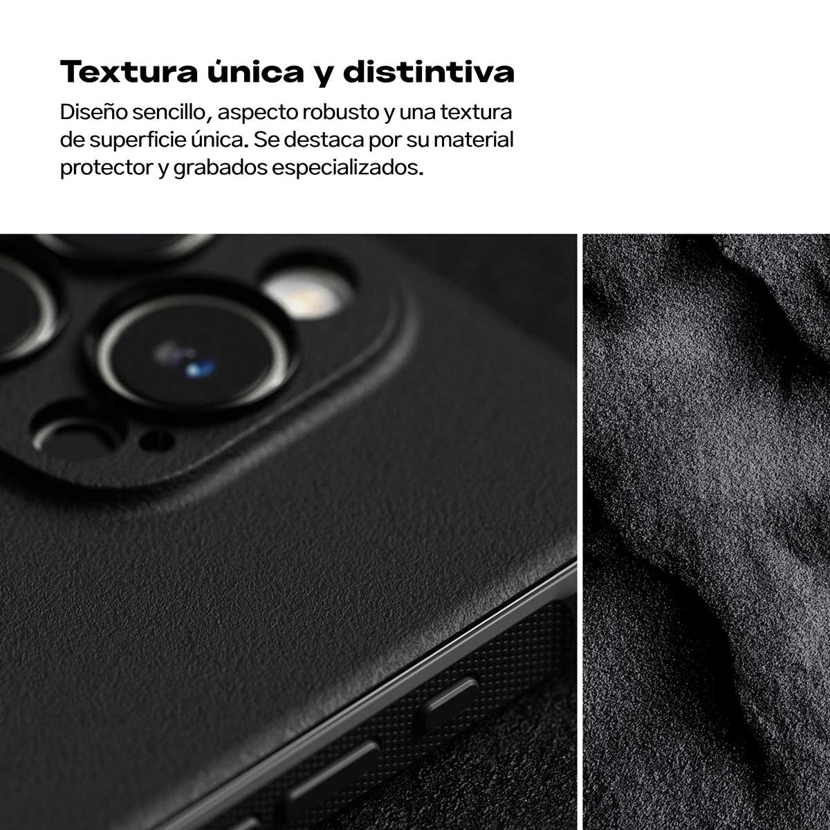 CASE IPHONE 16 PRO MAX RINGKE ONYX MAGNÉTICO NEGRO TEXTURIZADO - 7