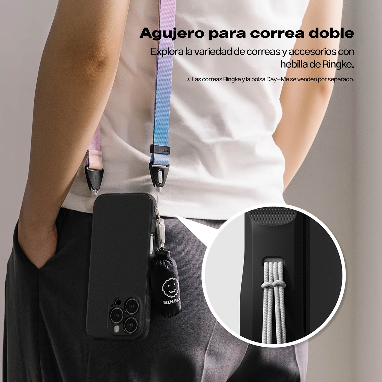 CASE IPHONE 16 PRO MAX RINGKE ONYX MAGNÉTICO NEGRO TEXTURIZADO - 8