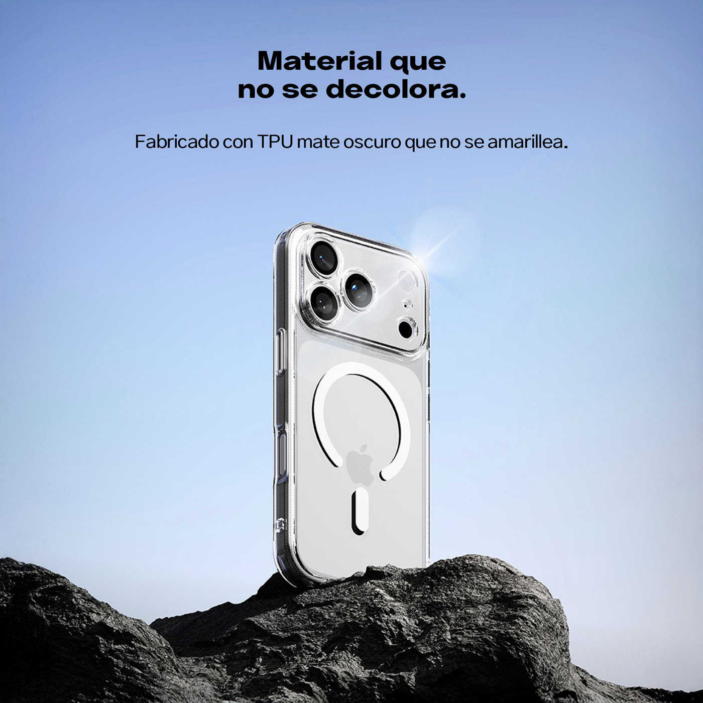 CASE IPHONE 17 PRO MAX MAGNÉTICO TRANSPARENTE RINGKE FUSION DE USA - 4