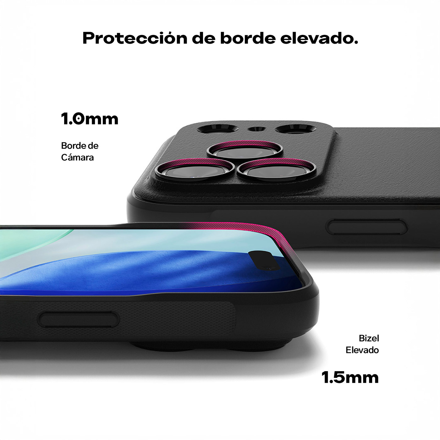 CASE IPHONE 17 PRO MAX MAGNÉTICO NEGRO RINGKE ONYX DE USA - 6