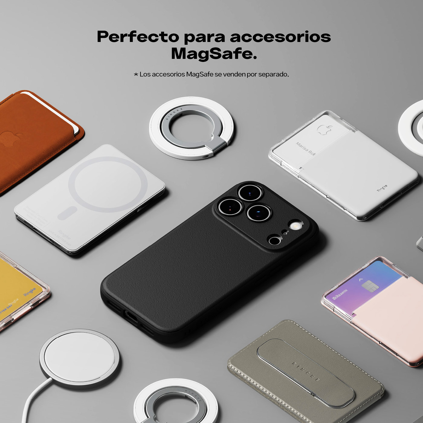 CASE IPHONE 17 PRO MAX MAGNÉTICO NEGRO RINGKE ONYX DE USA - 9