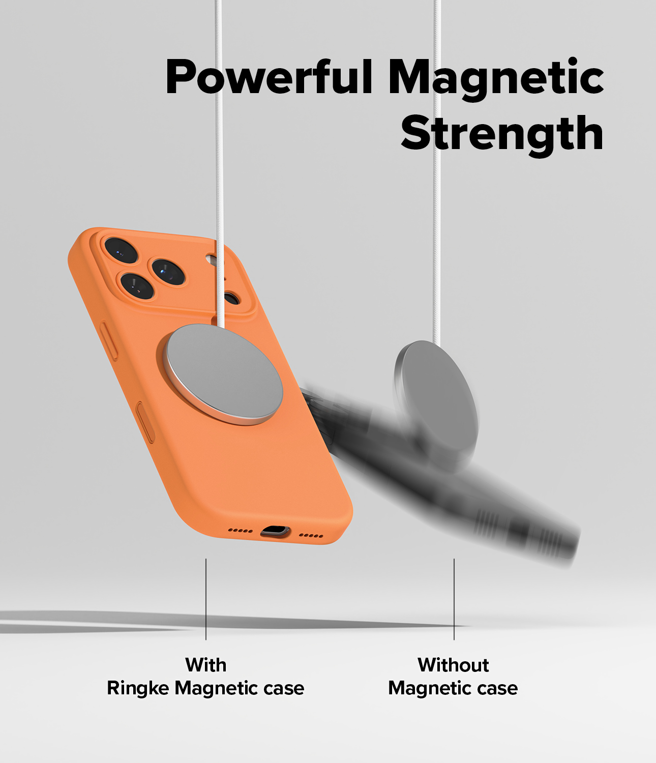 CASE IPHONE 17 PRO MAX RINGKE PREMIUM SILICONA NARANJA DE USA - 6