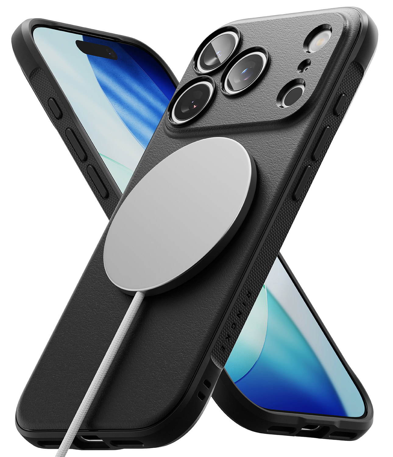 CASE IPHONE 17 PRO MAGNÉTICO RINGKE ONYX NEGRO DE USA - 1