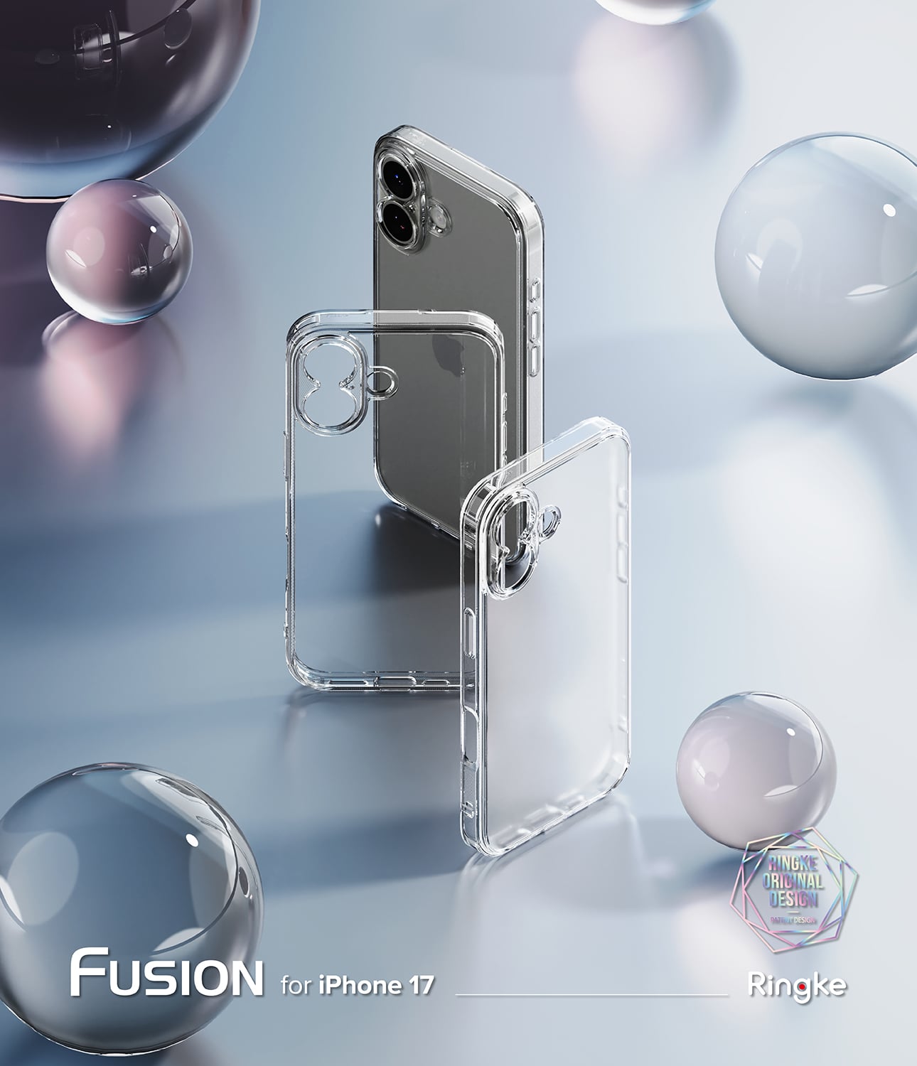 CASE IPHONE 17 TRANSPARENTE RINGKE FUSION DE USA - 2