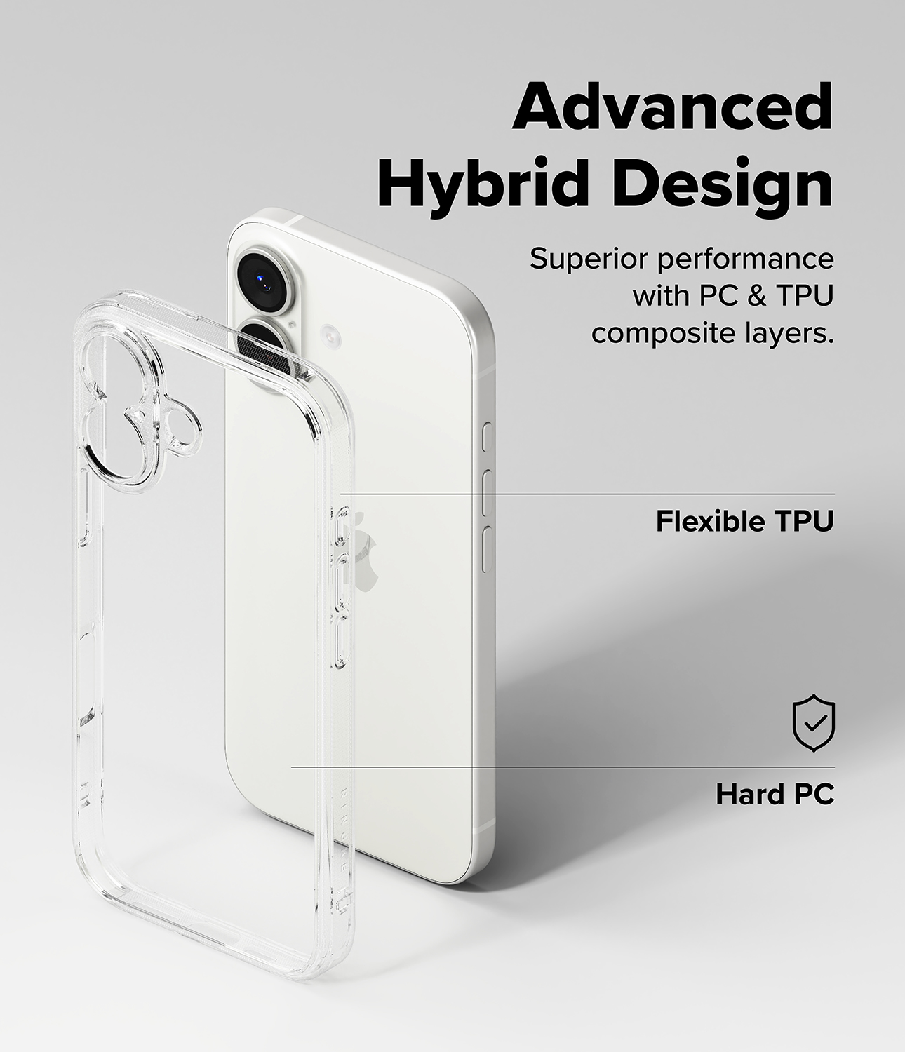 CASE IPHONE 17 TRANSPARENTE RINGKE FUSION DE USA - 5