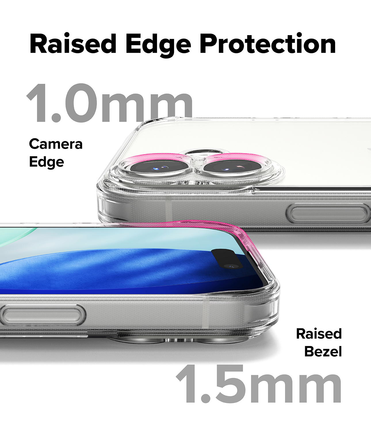 CASE IPHONE 17 TRANSPARENTE RINGKE FUSION DE USA - 6
