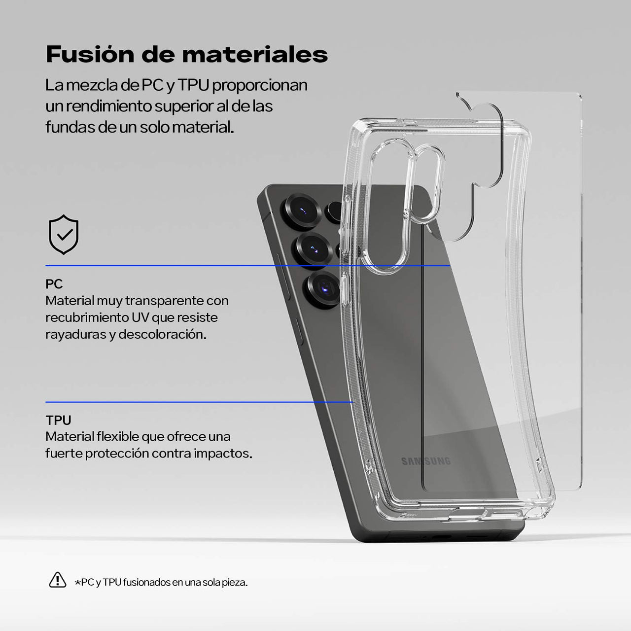 CASE GALAXY S25 ULTRA RINGKE FUSION TRANSPARENTE - 5