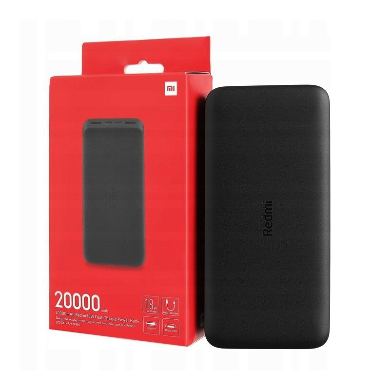 POWER BANK XIAOMI REDMI 20000 MAH 18W NEGRO - 1