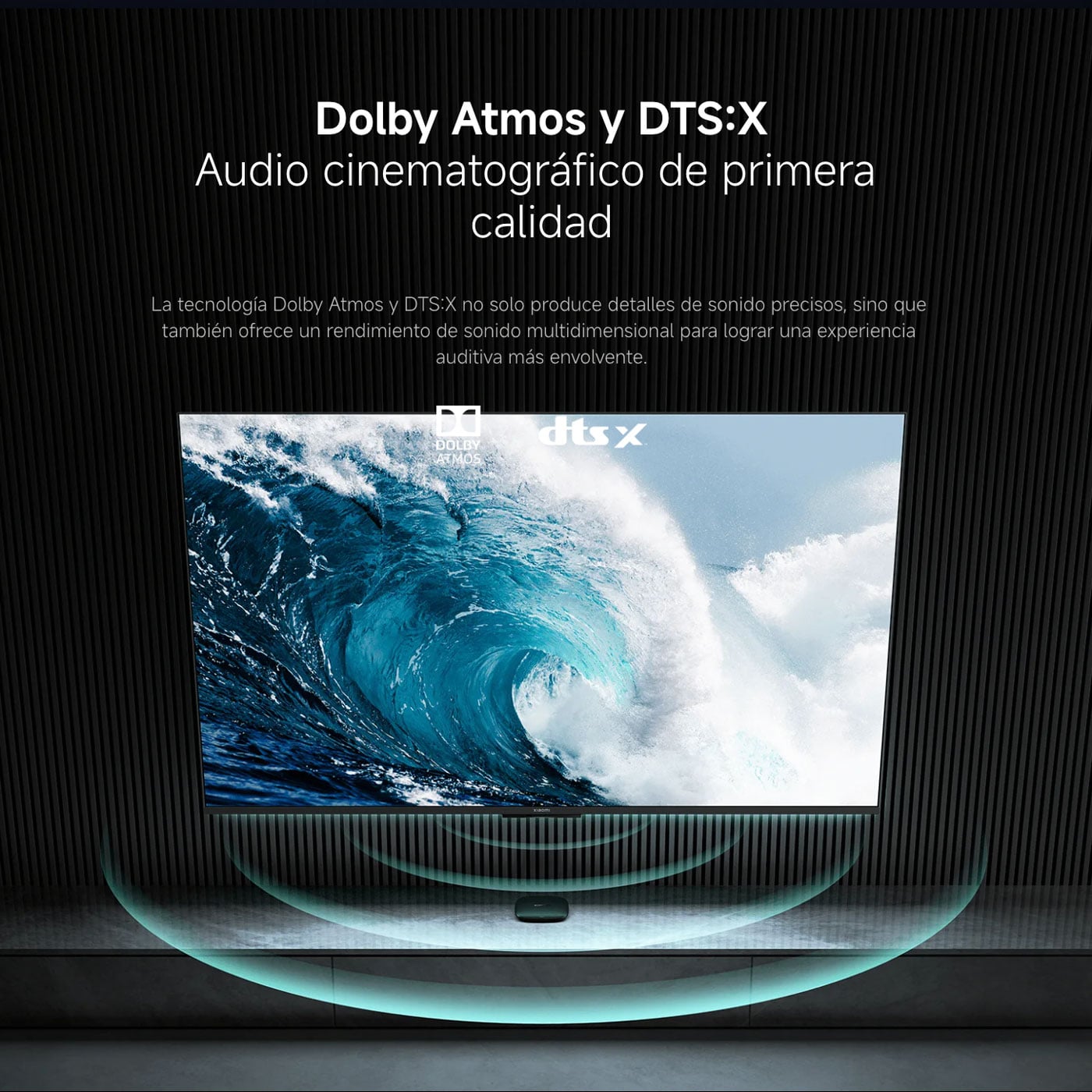 XIAOMI TV BOX S (3RA GEN) 4K ULTRA HD CON GOOGLE TV, 32GB, DOLBY VISION, COMPACTO, NEGRO - 3