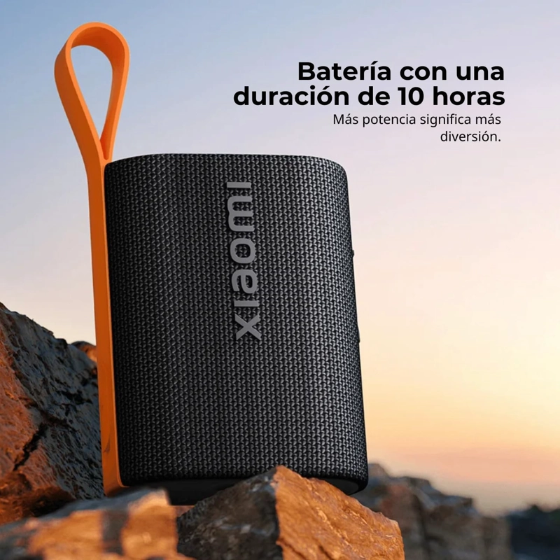 PARLANTE PORTÁTIL XIAOMI BLUETOOTH 5.4 CONEXIÓN TWS IMPERMEABLE 10 HORAS NEGRO - 2