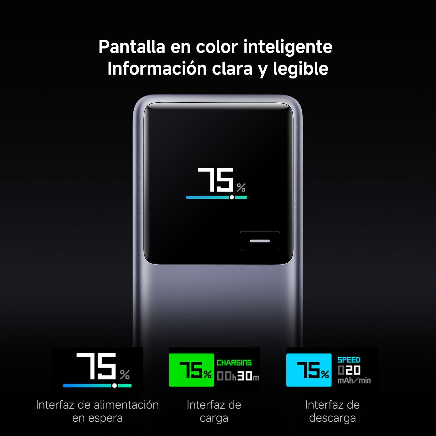 POWER BANK XIAOMI 10000MAH 165W CABLE USB-C INTEGRADO - 5