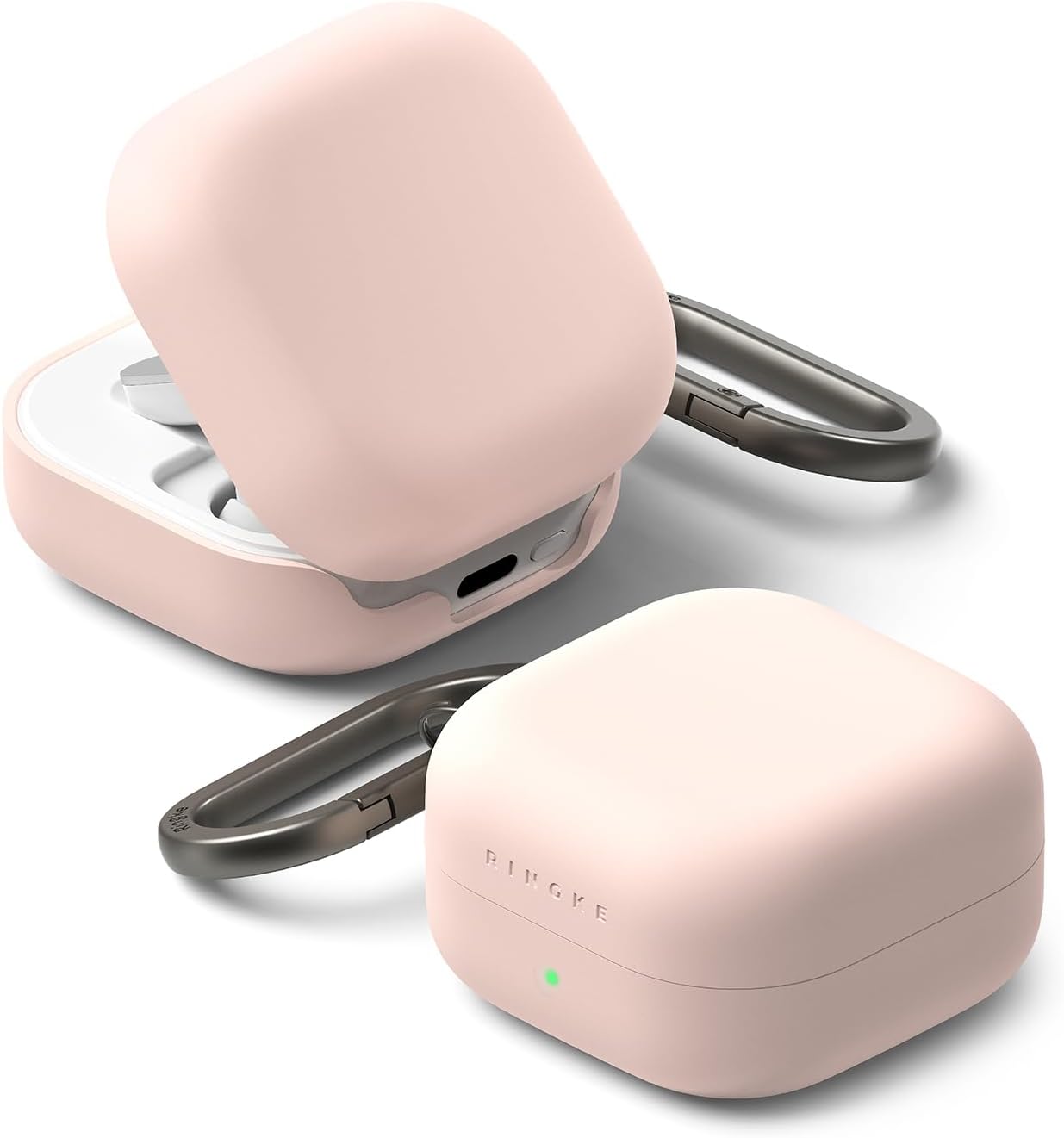 CASE RINGKE PARA GALAXY BUDS 4 Y BUDS 4 PRO SILICONA ROSA - 1