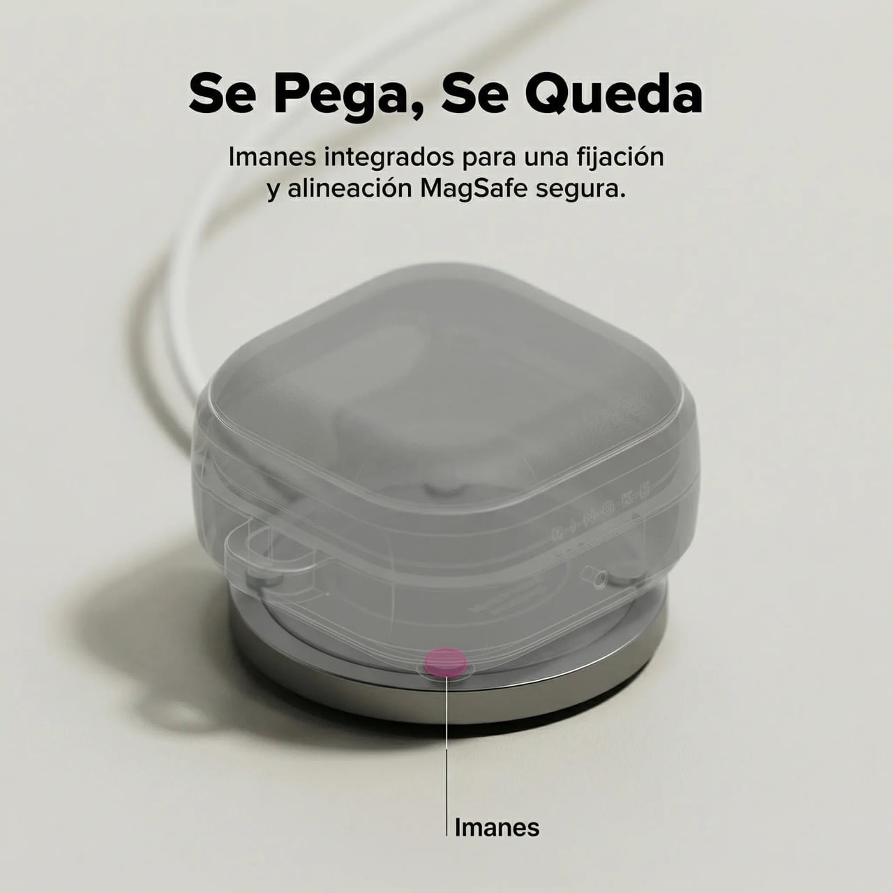 CASE RINGKE PARA GALAXY BUDS 4 Y BUDS 4 PRO ONYX MAGNÉTICO NEGRO - 2