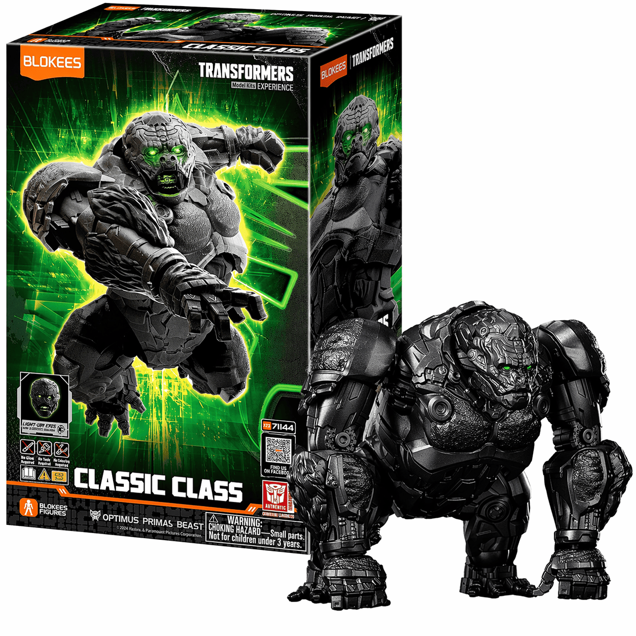 FIGURA ACCION BLOKEES OPTIMUS PRIMAL BEAST CLASSIC CLASS 04 TRANSFORMERS - 1