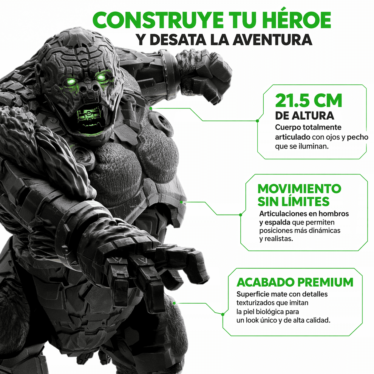 FIGURA ACCION BLOKEES OPTIMUS PRIMAL BEAST CLASSIC CLASS 04 TRANSFORMERS - 3