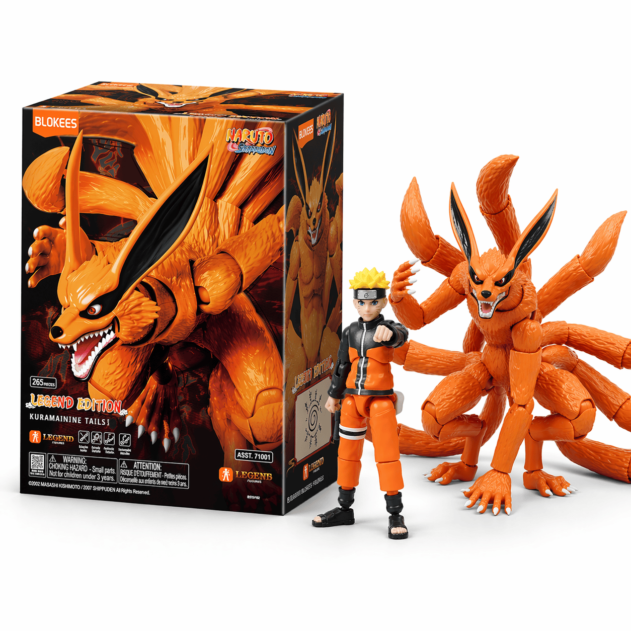 FIGURA ACCION BLOKEES KURAMA NARUTO SHIPPUDEN LEGEND EDITION - 1