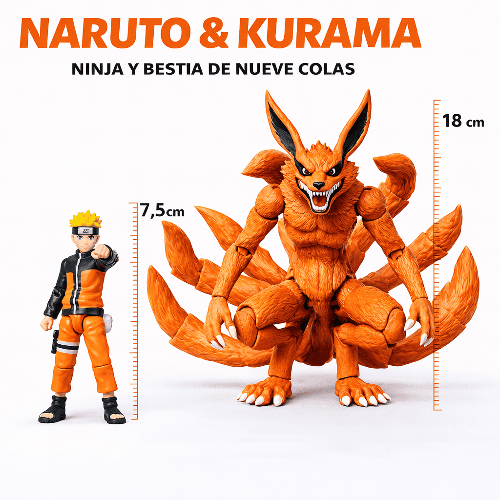 FIGURA ACCION BLOKEES KURAMA NARUTO SHIPPUDEN LEGEND EDITION - 5