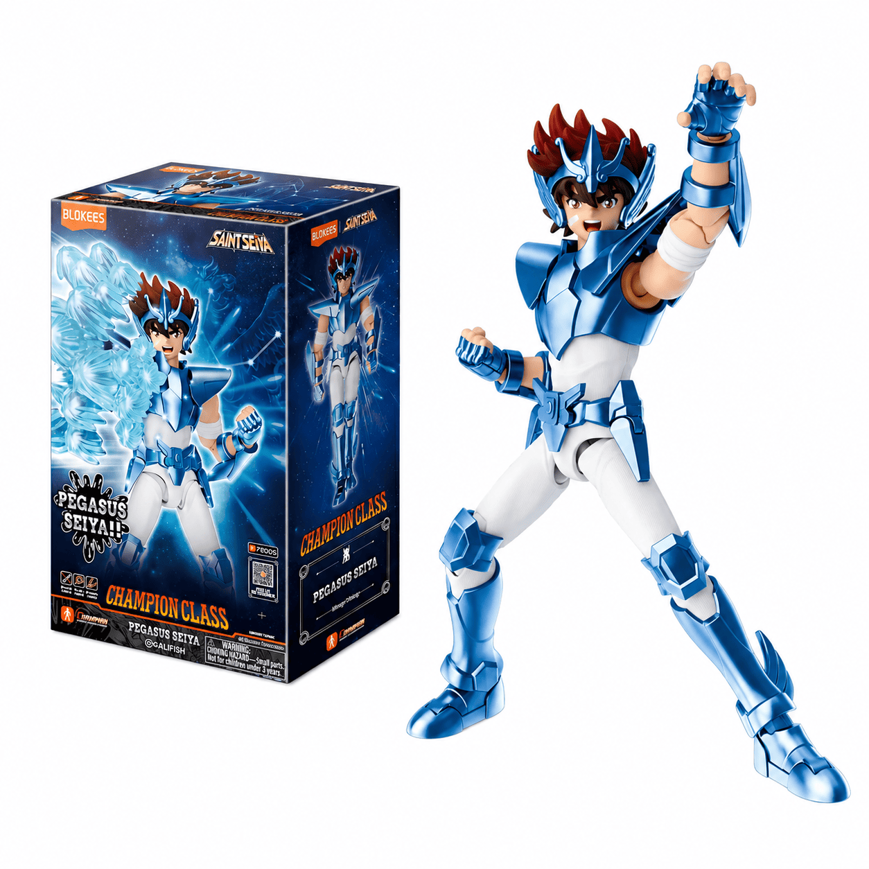 FIGURA COLECCIONABLE BLOKEES SAINT SEIYA CHAMPION CLASS PEGASUS SEIYA - 1