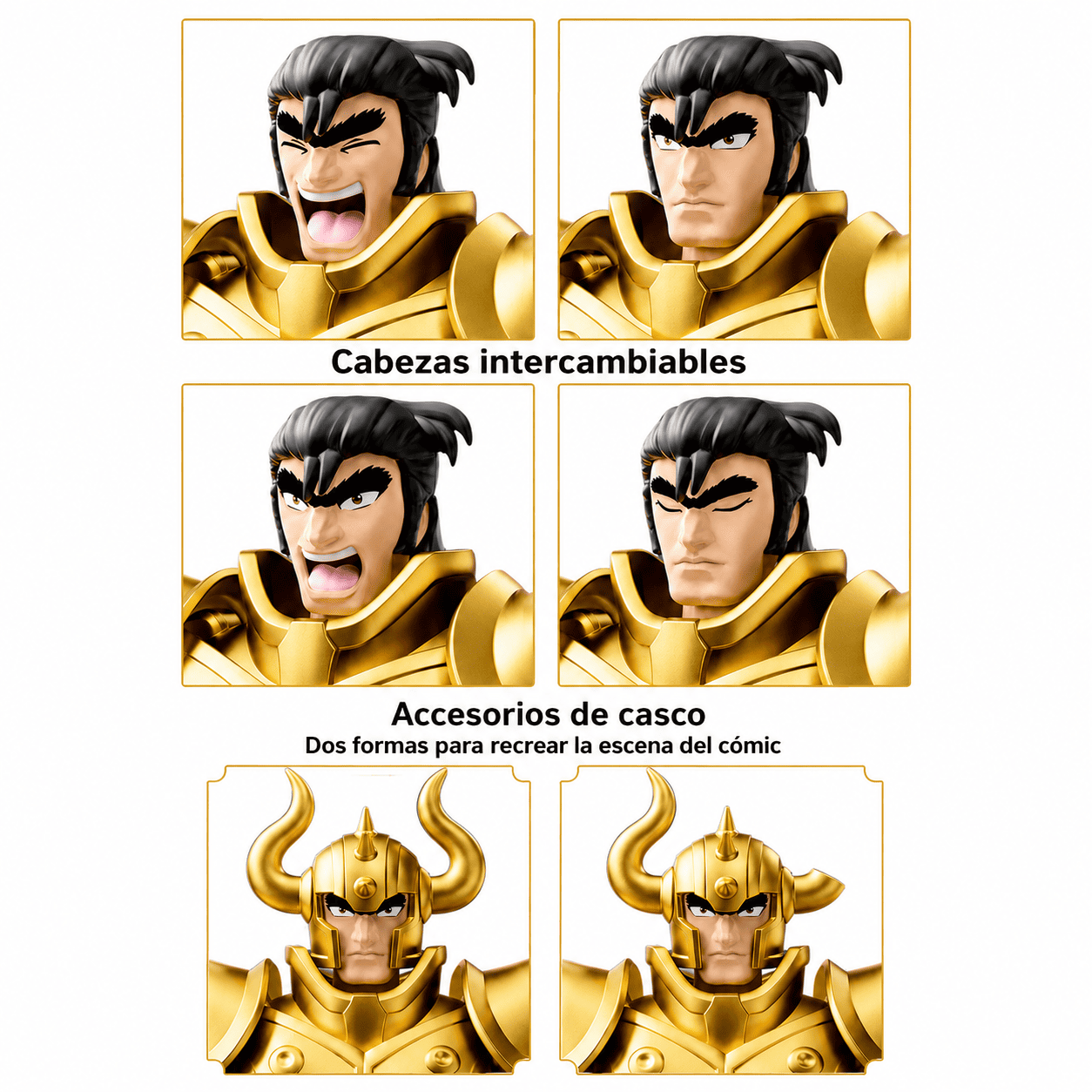 FIGURA COLECCIONABLE BLOKEES TAURUS ALDEBARAN SAINT SEIYA CHAMPION CLASS - 3