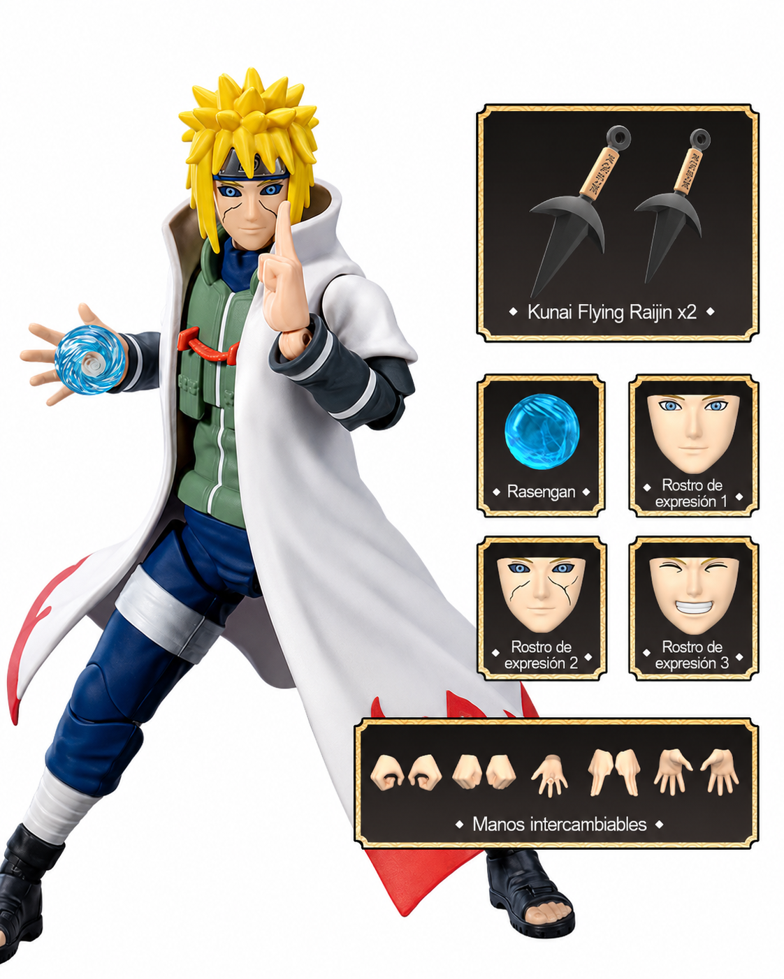 FIGURA COLECCIONABLE BLOKEES CHAMPION CLASS 03 MINATO NAMIKAZE - 2