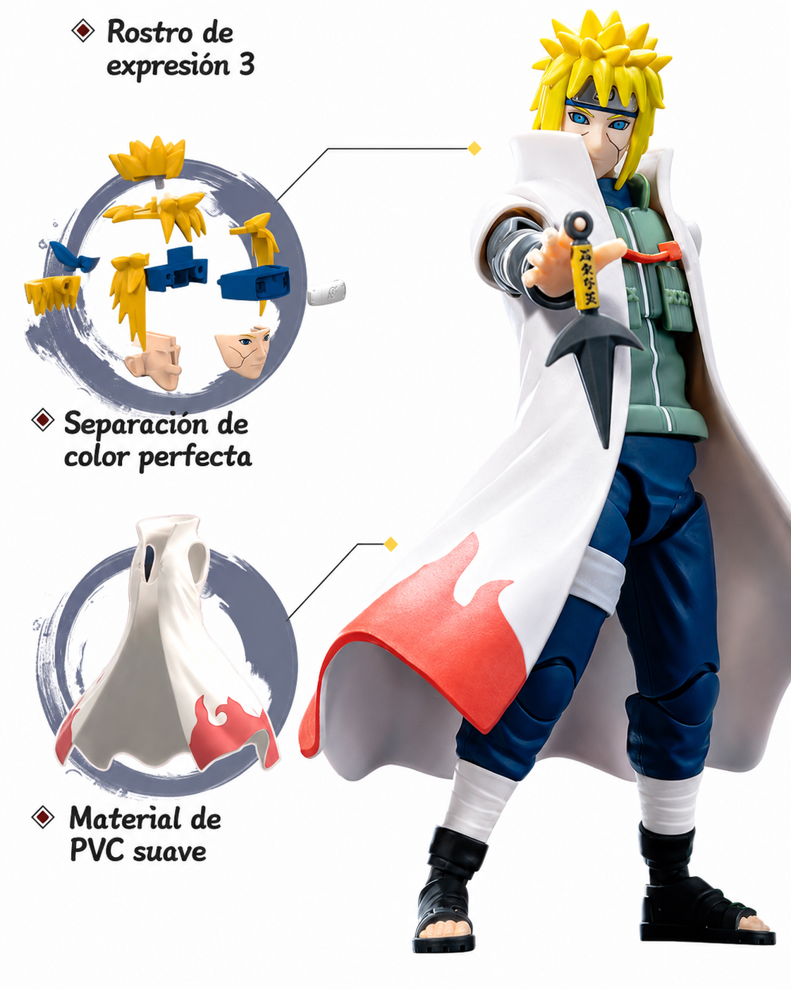 FIGURA COLECCIONABLE BLOKEES CHAMPION CLASS 03 MINATO NAMIKAZE - 4