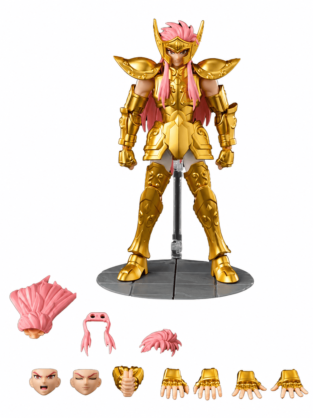 FIGURA COLECCIONABLE BLOKEES SAINT SEIYA CHAMPION CLASS 08 AQUARIUS CAMUS - 5