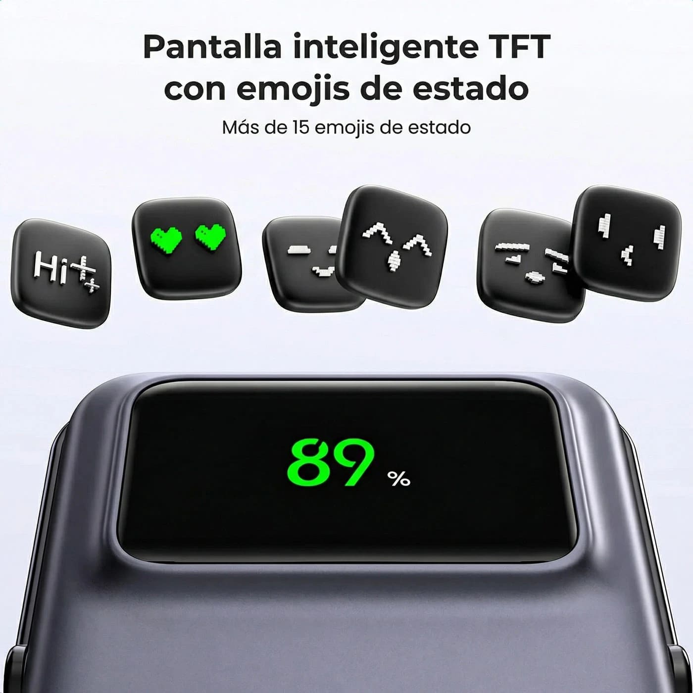 POWER BANK MAGNÉTICO UGREEN UNO 10000MAH 20W PANTALLA GRIS - 6