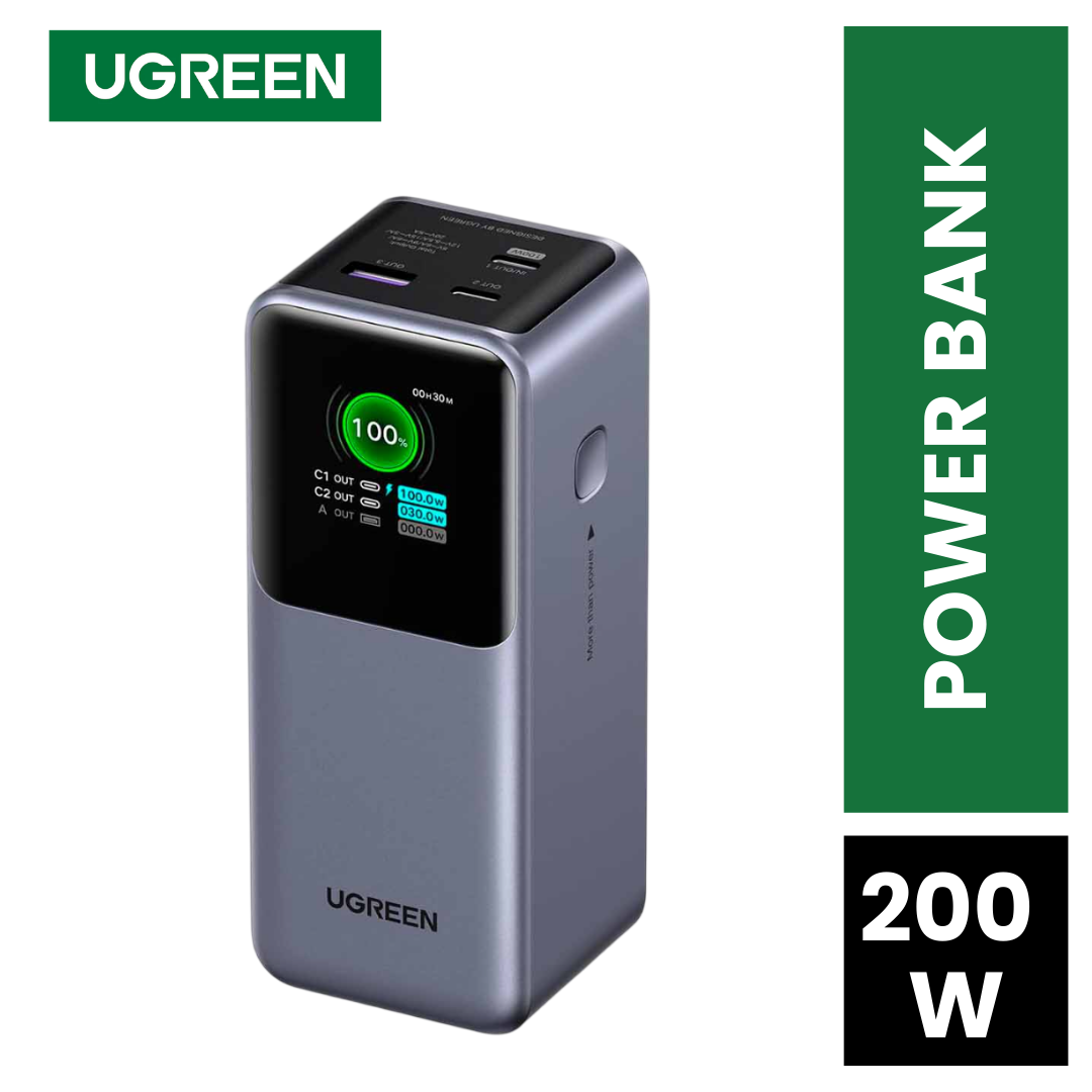 POWER BANK UGREEN NEXODE 25000MAH 200W GRIS - 1