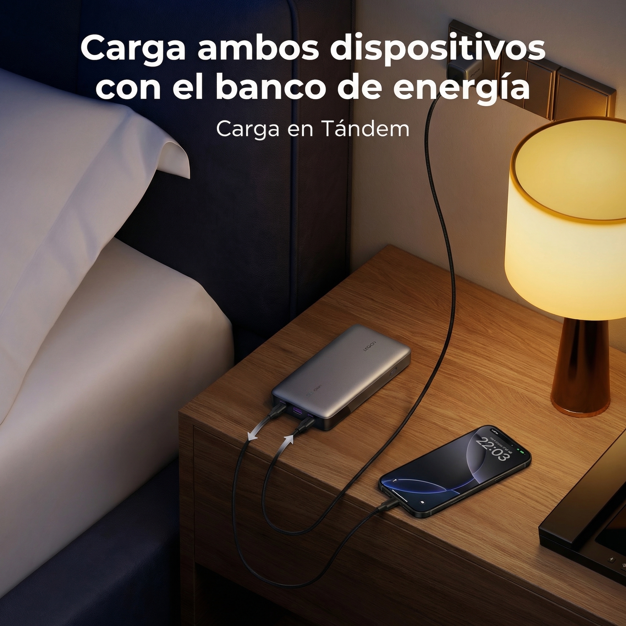 POWER BANK UGREEN NEXODE 25000MAH 145W USB-C PANTALLA LED - 5
