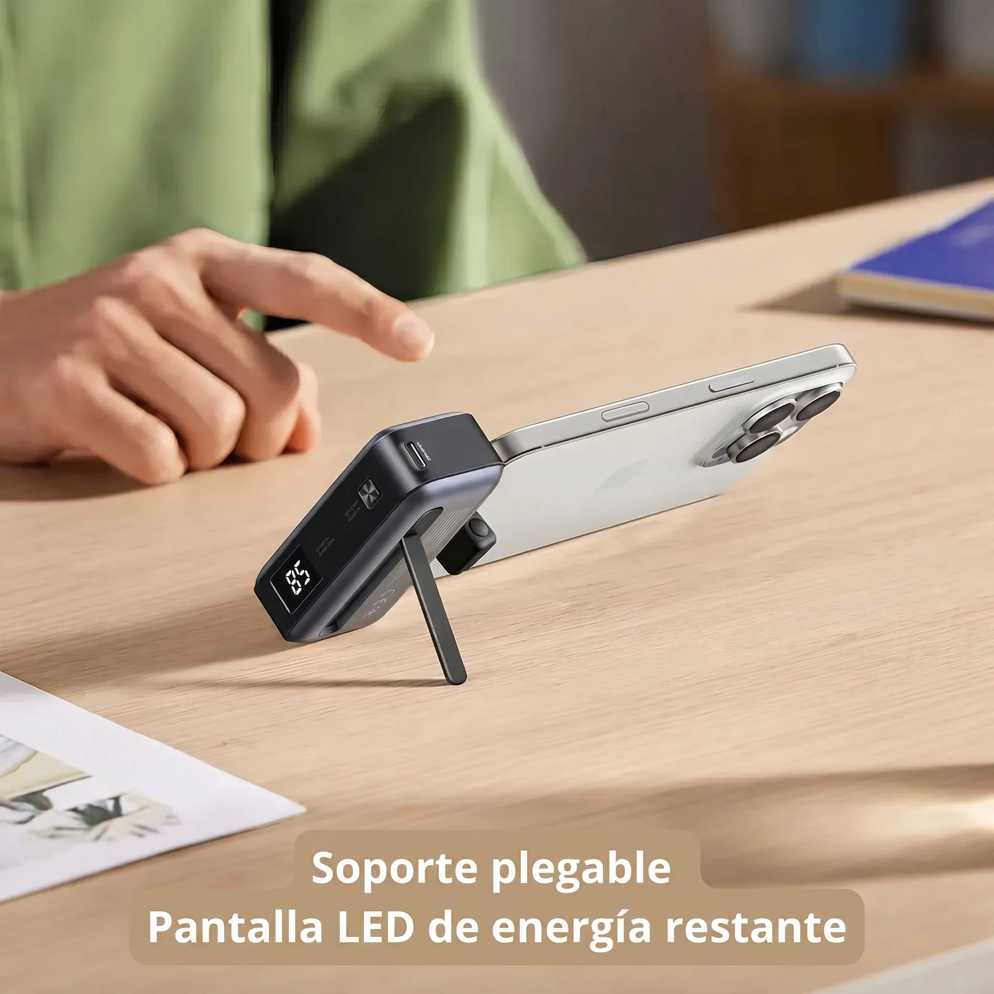 POWER BANK MINI UGREEN 5000 MAh 22.5W 2 PUERTOS USB-C - 3